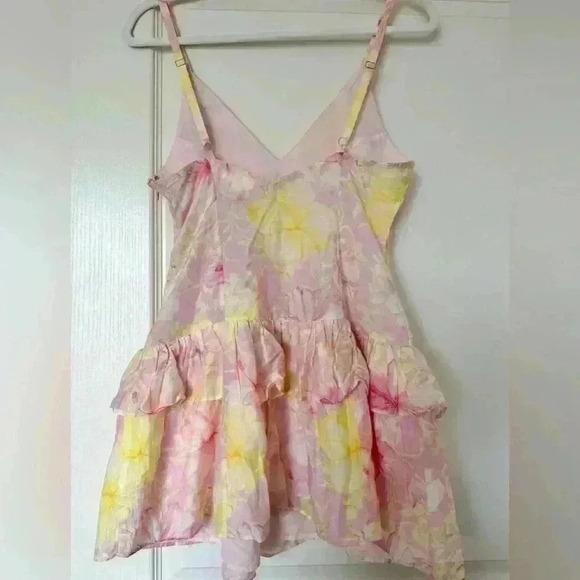 NWT LoveShackFancy Fabienne Mini Dress in Light Berry Tea Sz 4 - Picture 6 of 7